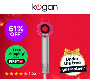 Kogan Ionic High Speed Hair Dryer (Grey/Pink) Product Image