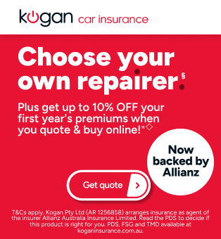Kogan Car Insurance - Choose your own repairer §