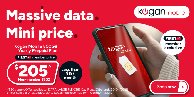 Kogan Mobile - 500GB for $205 ^
