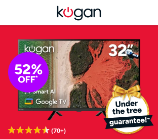 Kogan 32" LED Smart AI Google 12V TV Product Image