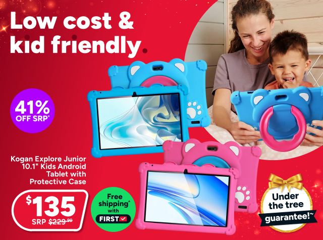 Kogan Explore Junior 10.1" Kids Android Tablet with Protective Case 