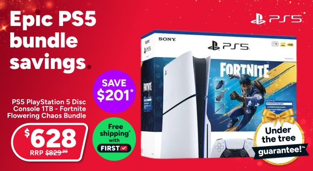 PS5 PlayStation 5 Disc Console 1TB - Fortnite Flowering Chaos Bundle