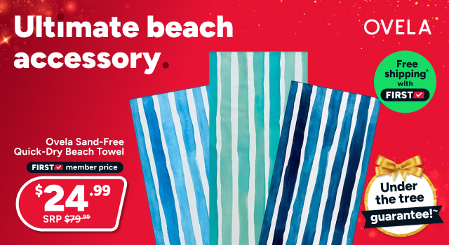 Ovela Sand-Free Quick-Dry Beach Towel