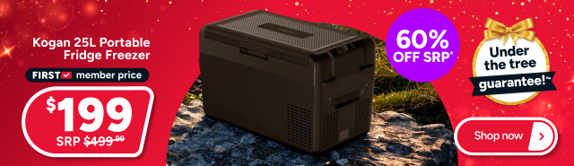 Kogan 25L Portable Fridge Freezer