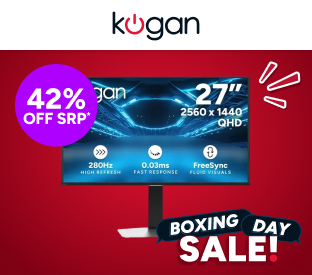 Kogan 27" QHD QD-OLED 280Hz 0.03ms Gaming Monitor Product Image