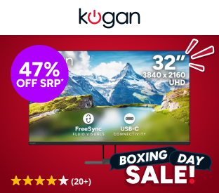 Kogan 32" UHD 4K Frameless USB-C Monitor Product Image