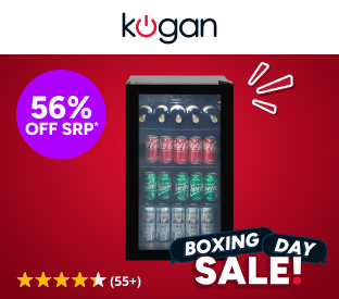 Kogan 93L Glass Door Bar Fridge Product Image