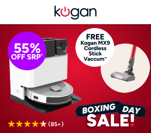 Kogan SmarterHome™ LX20 Pro Ultra Robot Vacuum and Mop with Self-Cleaning and Drying Product Image