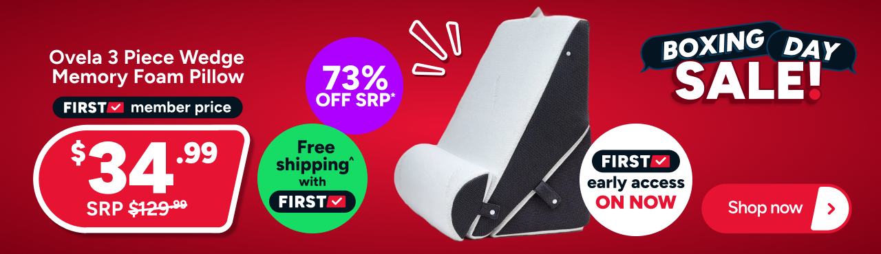 Ovela 3 Piece Wedge Memory Foam Pillow