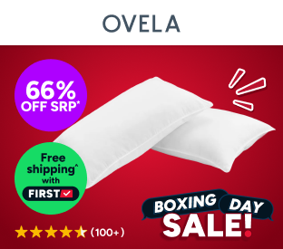 Set of 2 Ovela Bamboo Fibre Pillows Product Image