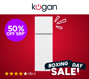 Kogan 247L Top Mount Fridge (White) Product Image