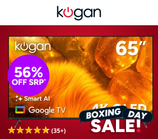 Kogan 65" QLED 4K Smart AI Google TV Product Image