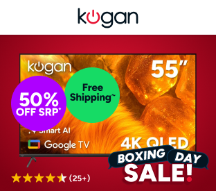 Kogan 55" QLED 4K Smart AI Google TV Product Image