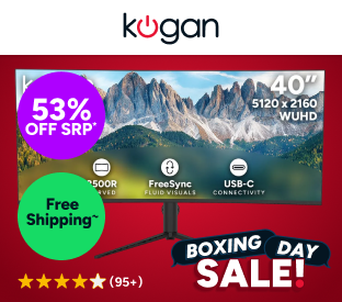 Kogan Infinity 40" Curved Ultrawide WUHD 5K2K Freesync USB-C Monitor Product Image