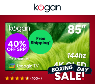 Kogan 85" QLED 4K 144Hz Smart AI Google TV  Product Image