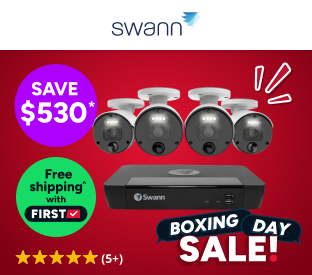Swann 8 Channel 2TB NVR with 4 x 4K Security Camera System Product Image