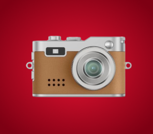 Kogan Mini Keychain Digital Camera with 64GB Micro SD Card (Brown) Product Image