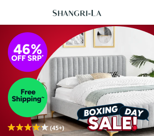 Shangri-La Victoria Bed Frame (Silver, Queen) Product Image