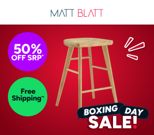 Matt Blatt Saddle Backless Counter Stool (Oak) Product Image