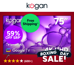 Kogan 75" LED 4K Smart AI Google TV Product Image