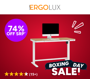 Ergolux Sorrento Electric Standing Desk with Drawer 120 x 60cm Product Image