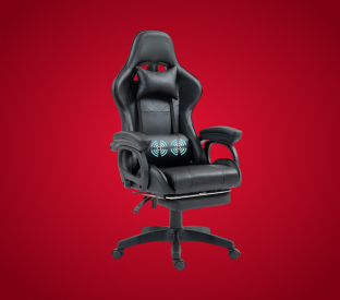 Ergolux Meta Massage Gaming Office Chair with Footrest Product Image