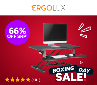Ergolux EZ Pro Electric Height Adjustable Sit Stand Desk Riser 95cm Product Image