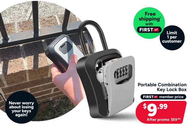 Portable Combination Key Lock Box