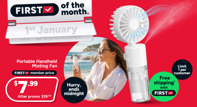 Portable Handheld Misting Fan