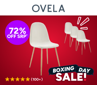 Set of 4 Ovela Lucas Dining Chairs (Beige) Product Image