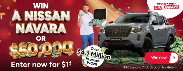 Win a Nissan Navara or $50,000
