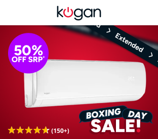 Kogan SmarterHome™ 2.6kW Inverter Split System Air Conditioner (Reverse Cycle) Product Image