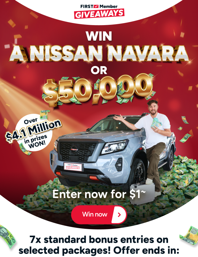 WIN a Nissan Navara or $50,000