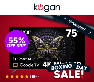 Kogan 75" Mini-LED QLED 4K Smart AI Google TV Product Image