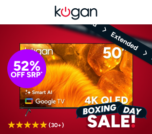 Kogan 50" QLED 4K Smart AI Google TV Product Image