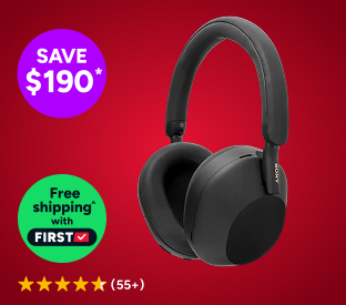 Sony WH-1000XM5 Wireless Noise Cancelling Headphones (Black) Product Image