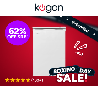 Kogan 91L Upright Freezer (White) Product Image