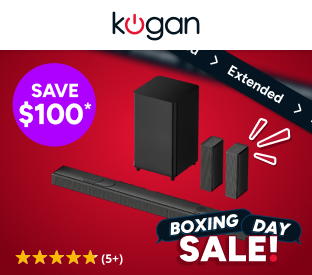 Kogan 9.1.4 Channel Dolby Atmos Soundbar with Wireless Subwoofer & Rear Speakers Product Image