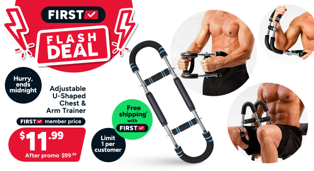 Adjustable U-Shaped Chest and Arm Trainer