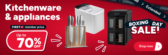 Boxing Day - Kitchen Appliances and Kitchenware