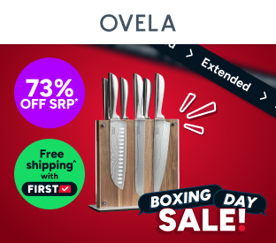 Ovela 7 Piece Japanese Steel Knife Block Set Product Image