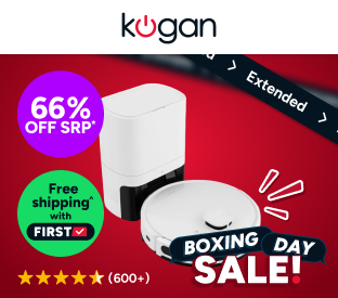 Kogan SmarterHome™ LX16 Robot Vacuum Cleaner and Mop with Auto-Empty Dock Product Image