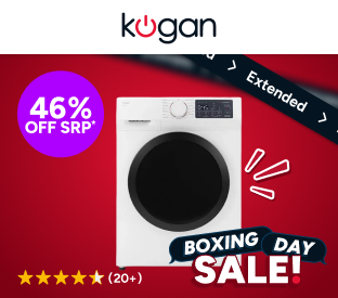 Kogan 8kg Front Load BLDC Inverter Washing Machine (White) Product Image