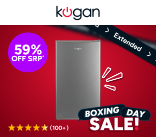 Kogan 93L Bar Fridge (Silver) Product Image