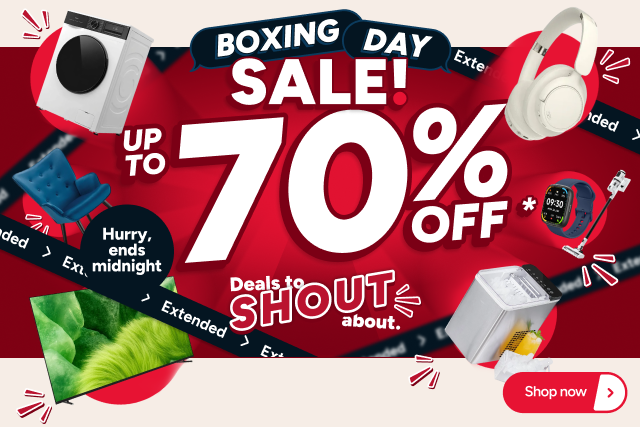 Boxing Day Sale Extended - Ends Midnight
