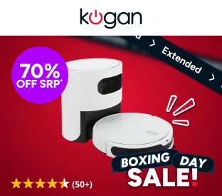 Kogan SmarterHome™ LX14 Laser Robot Vacuum Cleaner and Mop with Auto-Empty Dock Product Image