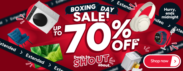 Boxing Day Sale Extended - Ends Midnight