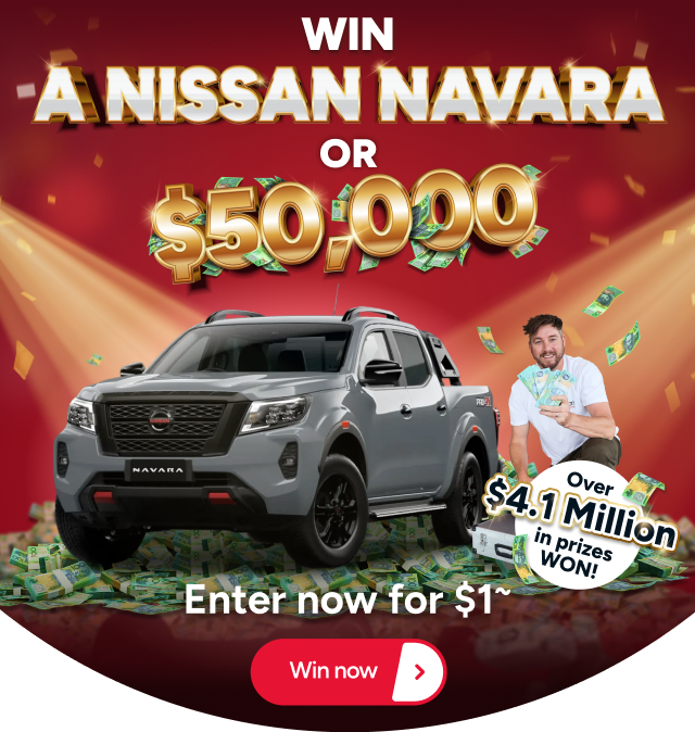 WIN a Nissan Navara or $50,000