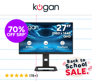 Kogan 27" QHD IPS 240Hz 1ms Gaming Monitor (2560 x 1440) Product Image