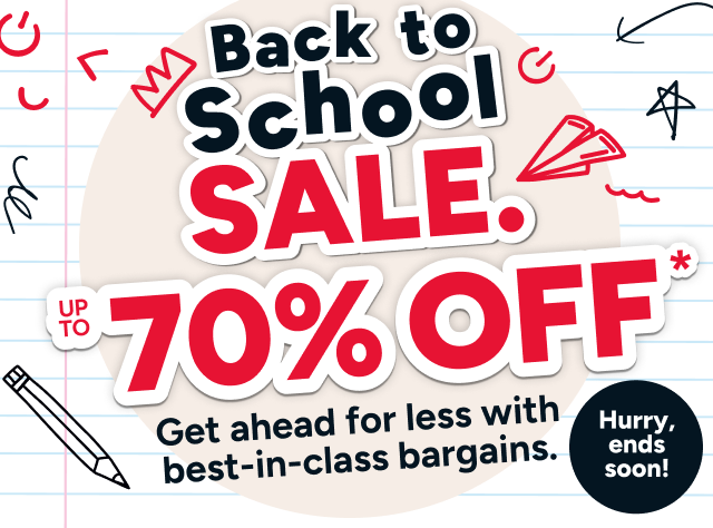Back to School Sale